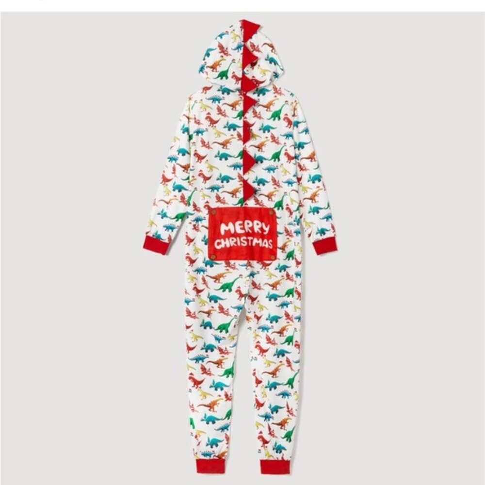 PatPat Men’s Pajamas Christmas Family Pjs Matching Set Dinosaur Costume - Picture 2 of 7